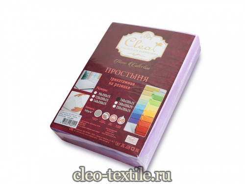 простыня трикотажная на резинке 120*200*20 120/005 (св. желтый) фото 2