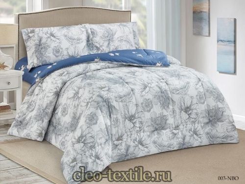 комплект с одеялом cleo notte bianca 22/003-nbo двуспальный