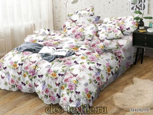 кпб cleo "pure cotton" 1,5 спальный 15/311(a)-pc