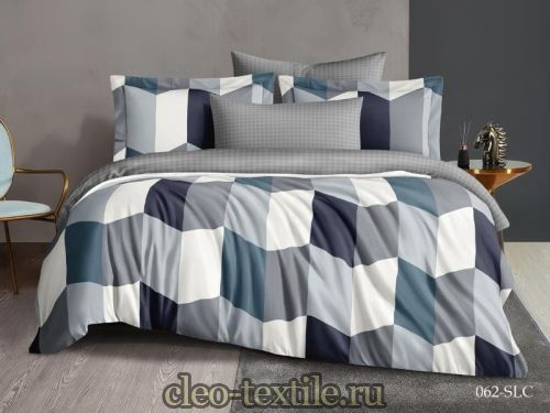 постельное белье cleo satin lux 31/062-sl евро