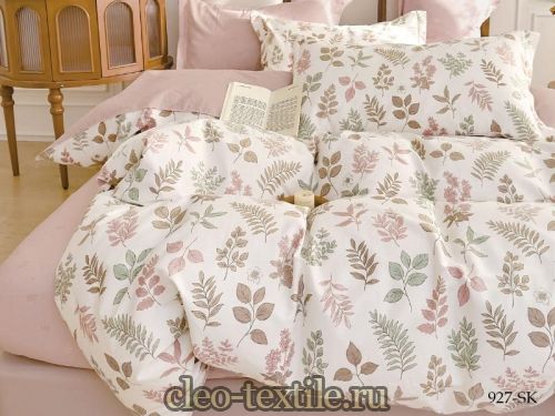 постельное белье cleo satin de' luxe 41/927-sk/ch семейное