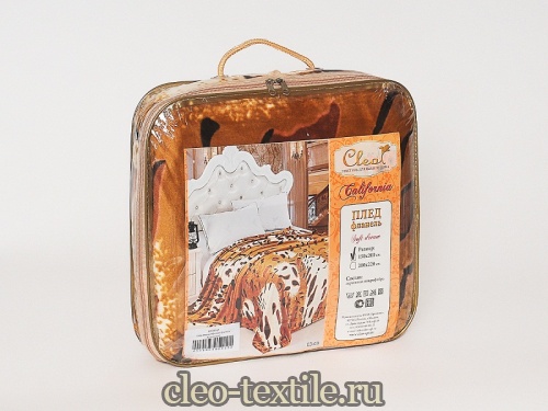 Плед Cleo КАЛИФОРНИЯ 180*200 180/133-pf фото 2