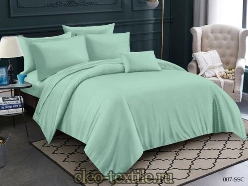 кпб cleo "stripe satin" двуспальный 22/007-ssc