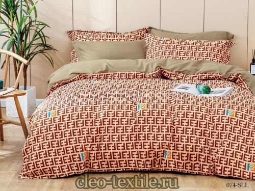 постельное белье cleo satin lux 16/074-sll 1.5 спальное