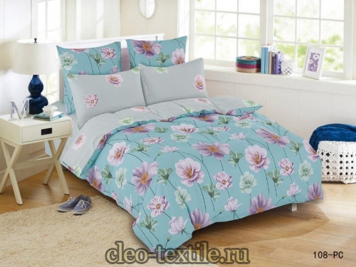 постельное белье cleo pure cotton 30/108-pc евро