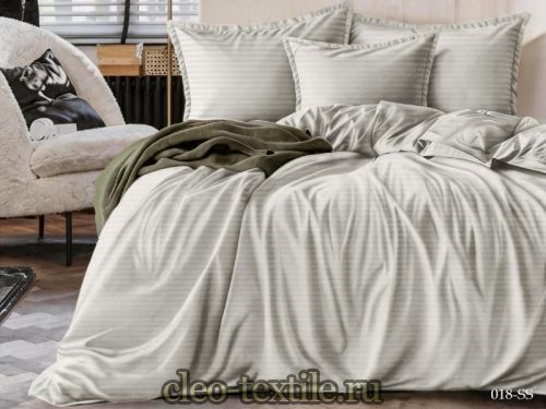 кпб cleo "stripe satin" двуспальный 22/018-ssc
