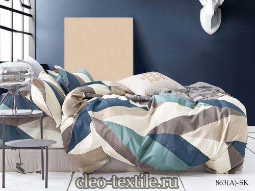 кпб cleo сатин двуспальный 20/863(a)-sln