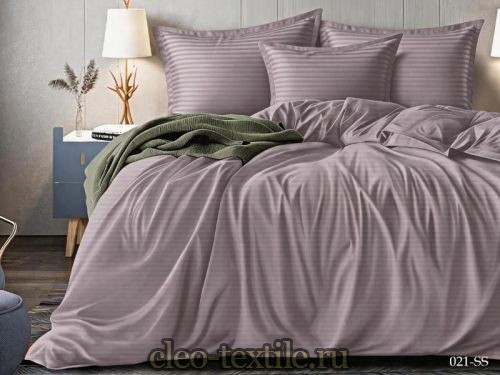 кпб cleo "stripe satin" двуспальный 22/021-ssc