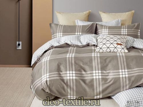постельное белье cleo satin de' luxe 41/857-sk семейное