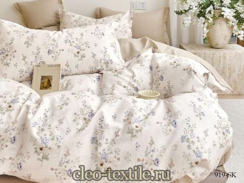 постельное белье cleo satin de' luxe 41/919-sk/ch семейное