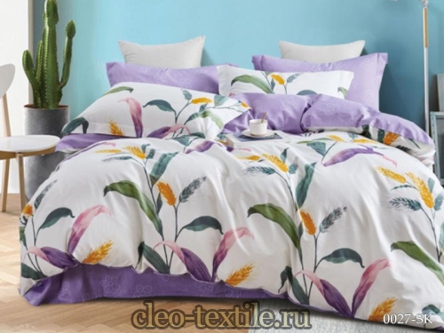 постельное белье cleo satin de' luxe 41/0027-sk семейное